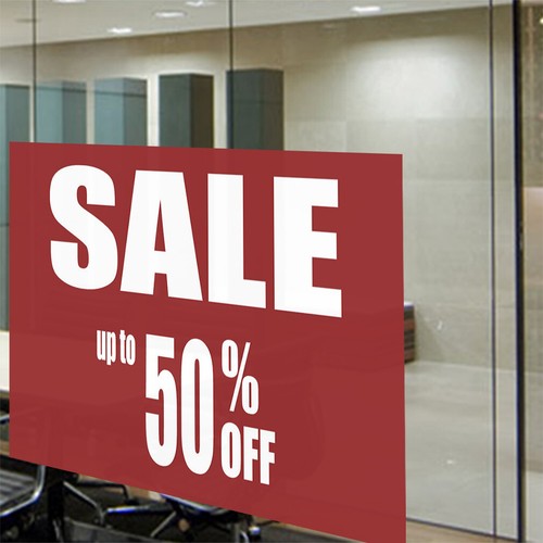 Decal Stickers Sale up to 50% off Vinyl Store Sign Label Business - Picture 5 of 5