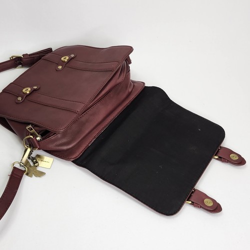 Harry Potter Hogwarts Satchel Handbag Brass Tone Hardware Shoulder Strap - Picture 11 of 13