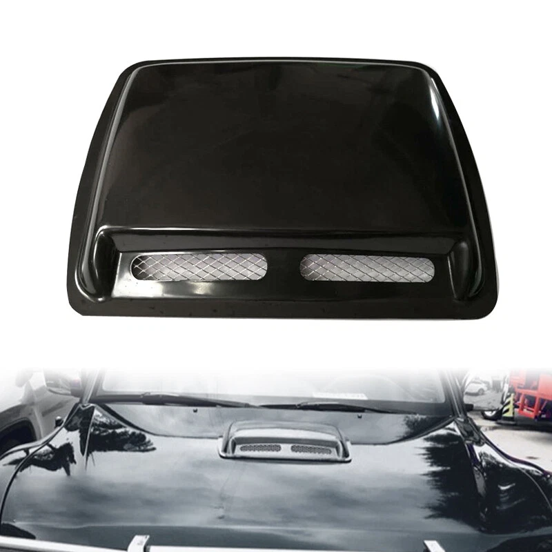 Car Engine Hood Air Flow Inlet Vent Cool SUV Front Grille Large Decor Cover Trim - Image 2 of 4
