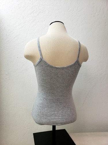 Women Basic Solid Stretch V-Neck Spaghetti Strap Tank Top Cami Camisole RT62442 - Picture 8 of 27