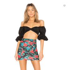 NWT Lovers Friends Sandy Mini Skirt in Size S Floral Print