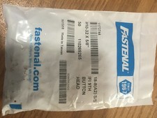 (50) #10-32 x 5/8" ASTM F879 Hex Drive 18-8 Stainless Steel Button Socket Cap