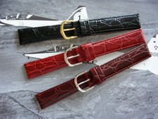 16 17 18 19 Alligator calf XL Extra Long Black Brown watch band strap IW SUISSE