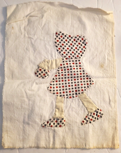 26 Quilting Blocks Unfinished Vintage Little Dutch Girl & Boy Hand Stitched - Picture 12 of 24