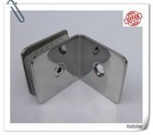 SHOWER SCREEN  CHROME 304 STAINLESS GLASS CLAMP CLIP BRACKET HOLDER 90DEGREE