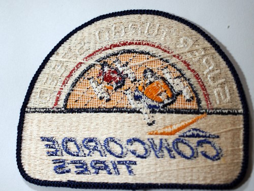 Concorde Tires Super Turbo Speed Racing Patch , Vintage Patch - Picture 2 of 3