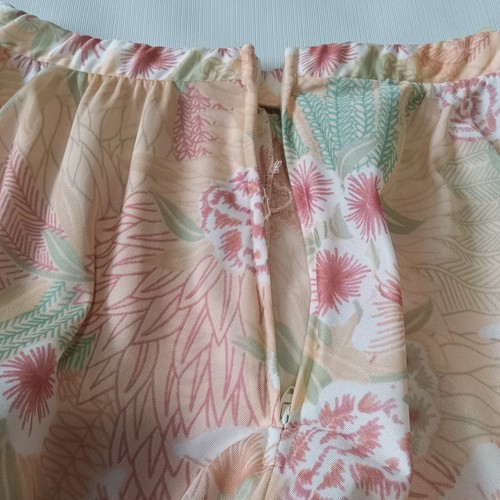 Vintage Aileen You and I Women's Peachy Floral Print Skirt & Vest 3 Piece Set - Picture 10 of 12