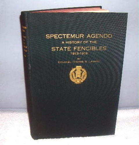 1920 Spectemur Agendo, History of State Fencibles First Edition - Picture 1 of 2