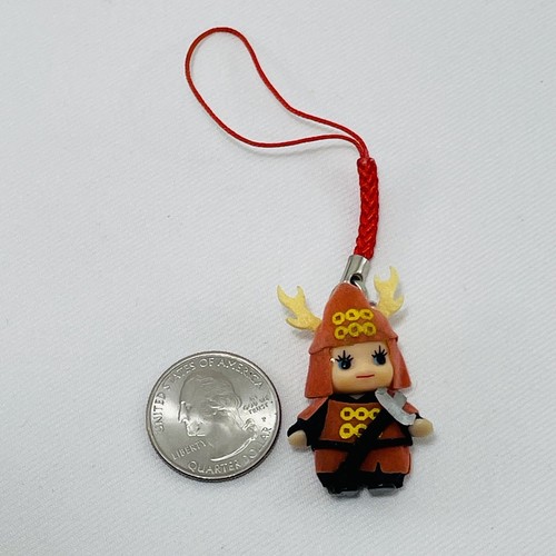 Kewpie Figure Nagano Prefecture History Strap Charm Hangtag Hang Japanese Armor - Zdjęcie 3 z 12