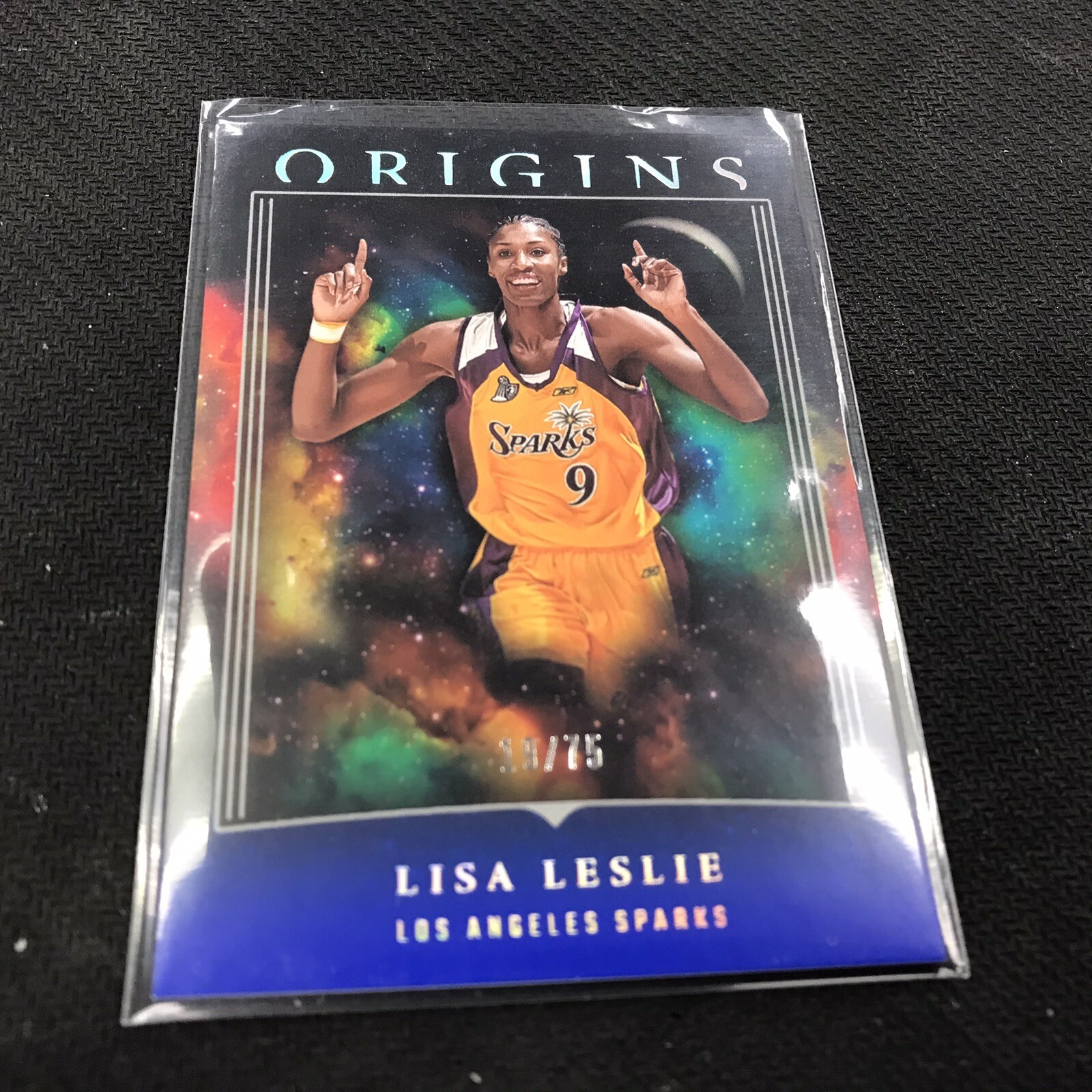 LISA LESLIE  Blue Parallel 19/75 2024 Panini Origins WNBA Basketball BK