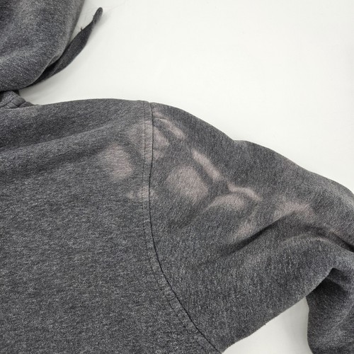 Y2K O'NEILL Sherpa Lined Hoodie Jacket Gray Full Zip Surf Skate Gray Sweatshirt - Picture 9 of 21