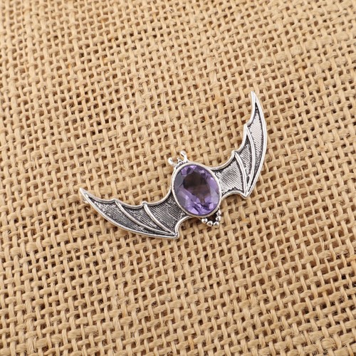 Iolith Quarz Edelstein 925 Sterlingsilber ethnische Handarbeit Schmuck Anhäng... - Bild 4 von 7