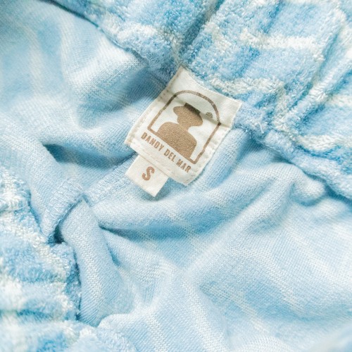 Dandy Del Mar Santorini blau Frottee passendes Set weites Bein Bralette Gr. S/M - Bild 7 von 11