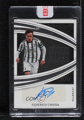 2022-23 Panini Immaculate Modern Marks Silver /49 Federico Chiesa 