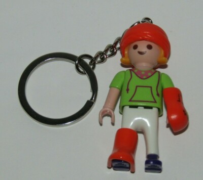 Plaster Keychains Playmobil girl with arm and leg in plaster Key Chain Keyring AU | eBay ...