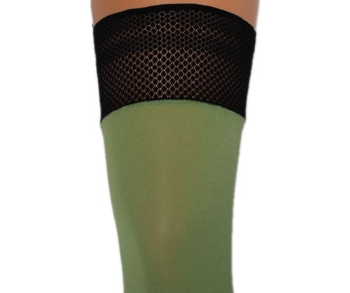 Warme halterlose Strümpfe 100 den blickdicht m Spitze 20 Farben Gr XS bis XXXL - Bild 22 von 82