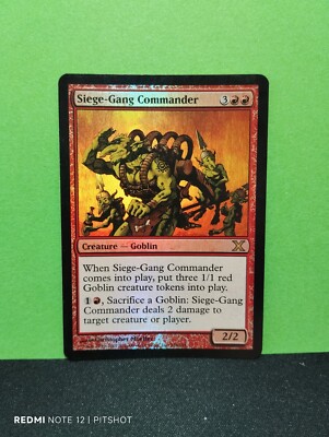 FOIL Siege-Gang Commander / Belagerungstrupp-Kommandant - MTG Magic