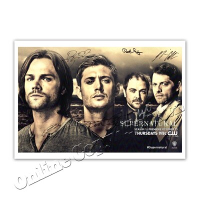 Supernatural mit Jensen Ackles & Jared Padalecki + Autogrammfoto autograph [AK6]