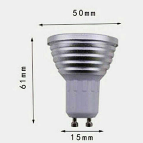 IR Remote 2pc E14 GU10 E27 MR16 Bulb Downlight Ambient Light RGB LED Spotlight - Picture 8 of 16