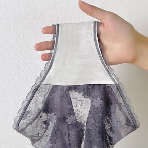 Unterwäsche Damen Frauen seidiges Satin Höschen Slip durchsichtig hinten französisch sexy - Bild 12 von 20