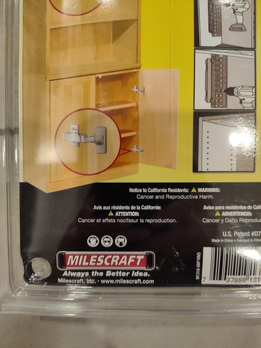 Milescraft 1316B NEW 1316 Shelf Pin Drilling Tool Jig w/Bit NIB DIY - Picture 13 of 14