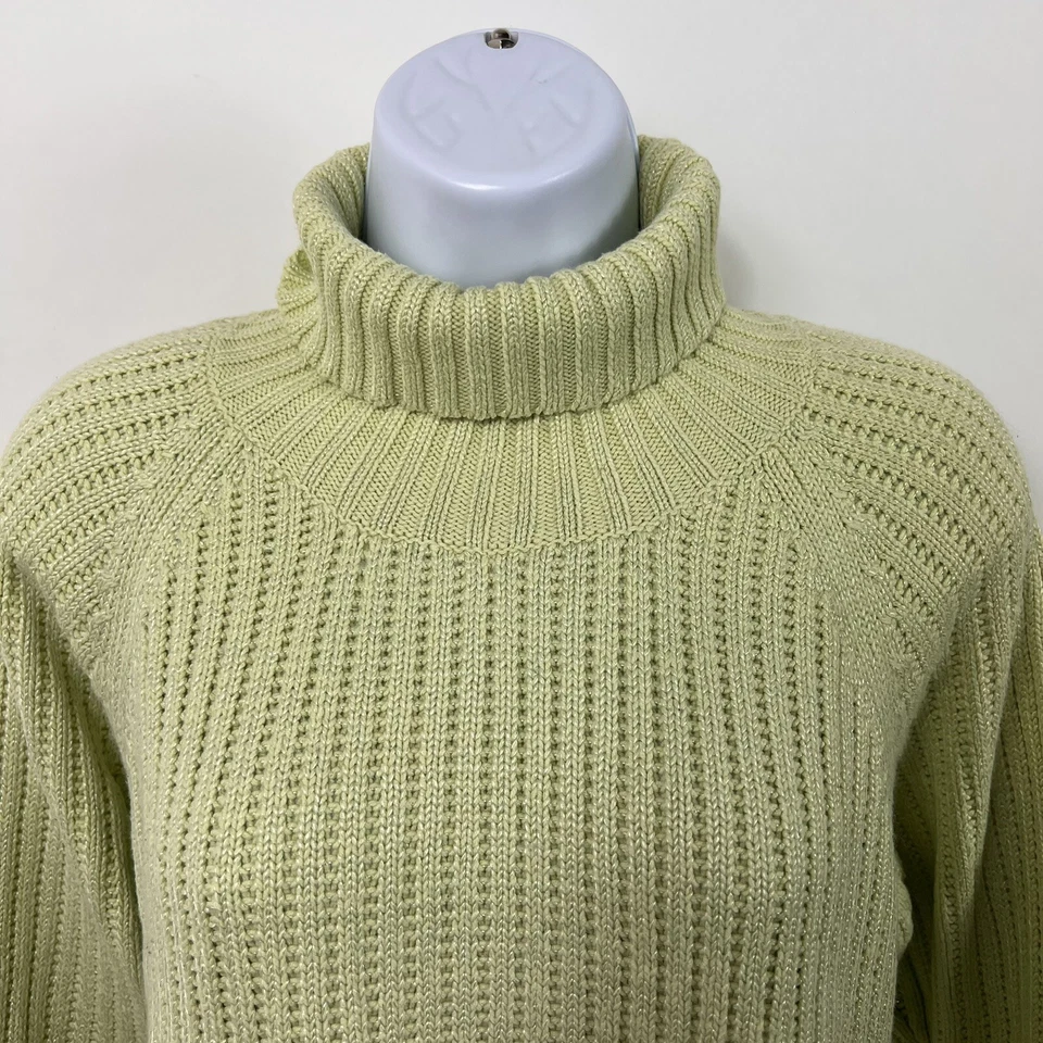 Suéter vintage Nine & Company by Nine West para mujer manga media larga cuello alto Foto 2 de 4