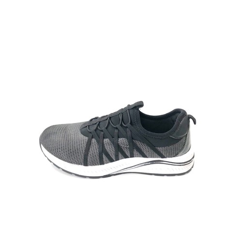 Zapatillas informales Easy Spirit Seharper 2 para mujer sin cordones negras y grises 7,5 - Imagen 2 de 7