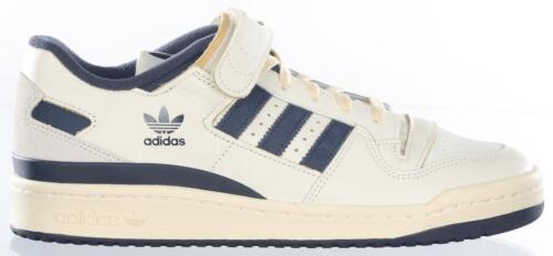 ★adidas★ Forum 84 Low Cream Navy IE9935 Adidas Originals Forum 84 Low Shoes Men's Shoes (Off White