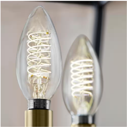 EcoSmart 60W Eq B11 Dimmable LED Edison Bulb E12 Soft White (3 Pack) - Picture 5 of 7