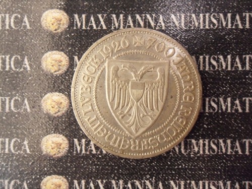 GERMANIA 3 MARCHI 1926 A LUBEK COD. GERMANIA-33 - Foto 6 di 9