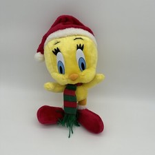 Tweety Bird 1998 Christmas Plush 14  Tall Looney Tunes