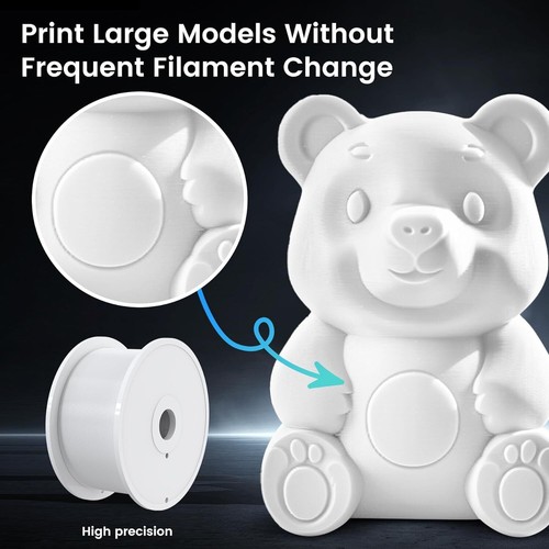 SUNLU 1,75mm 5KG / szpula PETG PLA + PLA Filament do drukarki 3D do dużego projektu - Zdjęcie 14 z 18