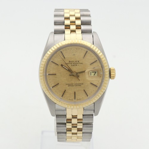Rolex Oyster Perpetual Date Ref.1500 34mm Steel and Gold - Foto 5 di 9