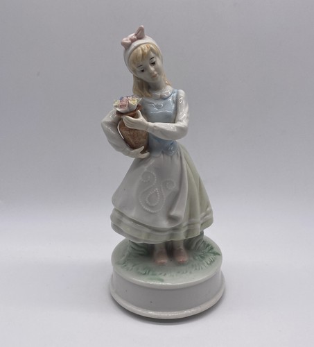 Summit Porcelain Music Box 1992 What The World Needs Now Is Love