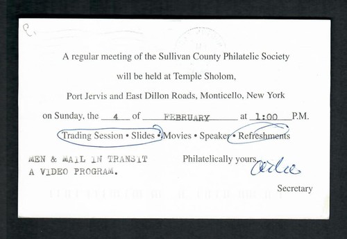 CO6d Handstamped Postal Card Flight to the 21st Century Boca Raton Fl. 1-1-00 - Picture 2 of 2