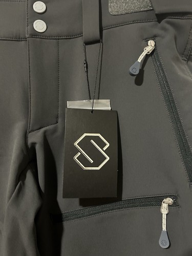 Nuevo Mujer STELLAR EQUIPMENT Pantalones Softshell 2.0 Gris Grafito Snowboard Pequeño - Imagen 5 de 15