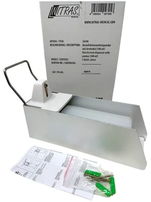 MCD MEDICAL INKgrafiX® - Desinfektionsmittelspender mit Armhebel von NITRAS - 500ml -TATTOO