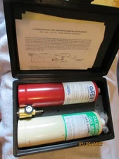 GasTech Calibration Gas Composition Mixture Cylinders And Kit & Plastic Case