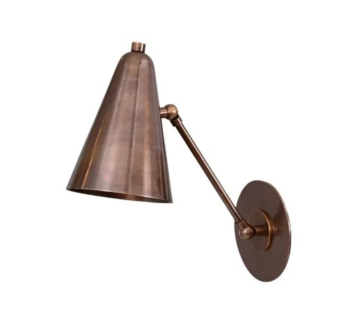 Mid Century Modern Brass Wall Sconce | Handmade Sputnik Light Fixtur - Picture 3 of 4