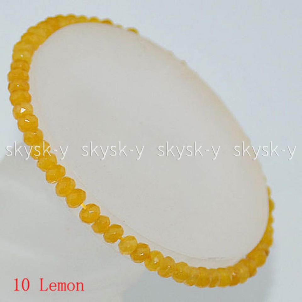 Stone Beads For Jewelry Making 2x4mm Multicolor Faceted Natural Gemstone Rondelle Beads - Wholesale Loose Beads For Jewelry Gemstone Beads For Jewelry Making - Foto 3