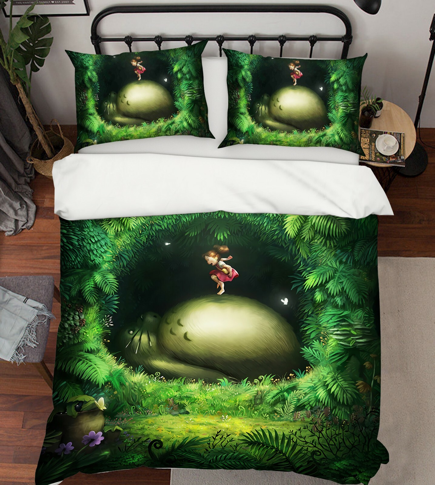 3D My Neighbor Totgold 31 Bed Pillowcases Quilt Duvet Cover Set Single Queen King 3D My Neighbor Totgold 31 Bed Pillowcases Quilt Duvet Cover Set Single Queen King