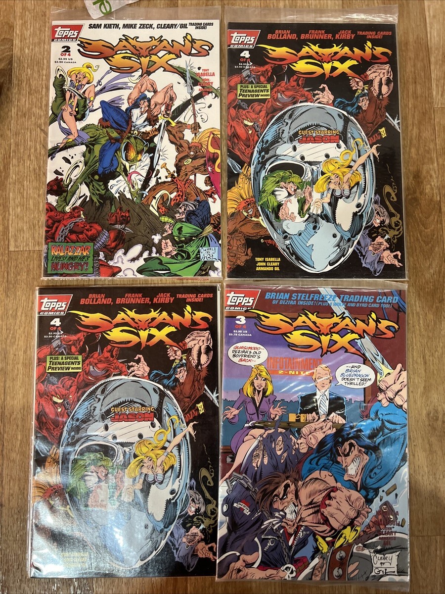 Jack Kirby's Satan's Six #1-4 VF/NM complete series SEALED in bags