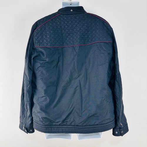 Jaguar Contemporary Drivers Jacket Quilted Lining Black Maroon Racing 2XL - Bild 19 von 24