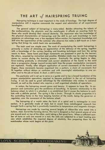 Joseph Bulova School of Watchmaking COMPLETE Training Manual: 1947 Edition DISC - Picture 14 of 24