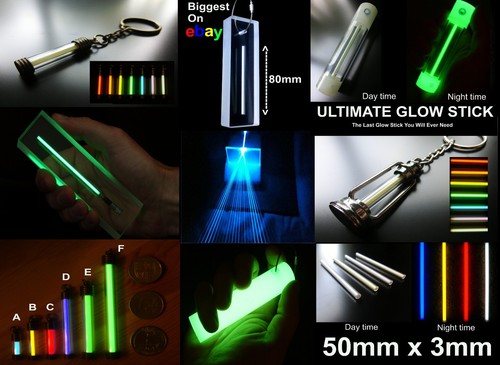 The BRIGHTEST Glow In The Dark Key chain Money Can Buy-Pure Strontium Aluminate! - Picture 5 of 5