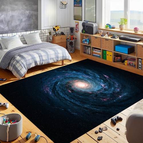 Milky Way Rug, Galaxy Carpet, Space Rug, Kids Rug, Abstract Rug, Floor Rug, - Picture 4 of 6