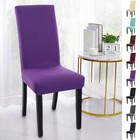 Chair Covers Stretch Polyester Slipcovers Short Dining Room