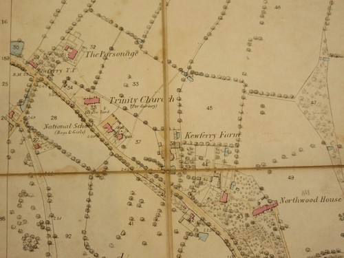 Ordnance Survey Map of Middlesex V.13 1:2500 Northwood/Hillingdon/London 1879 - Picture 9 of 10