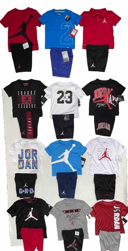 Air Jordan Boys Short Sets Toddler Thru Little Boys; 2T, 3T, 4T & 5, 6, 7  NWT - Picture 1 of 100