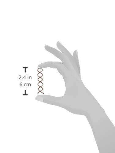 Goody Mini Spin Pins, 2 Ct, Spiral Clips for Quick & Easy Buns, All-Day Hold Twi - Picture 6 of 12